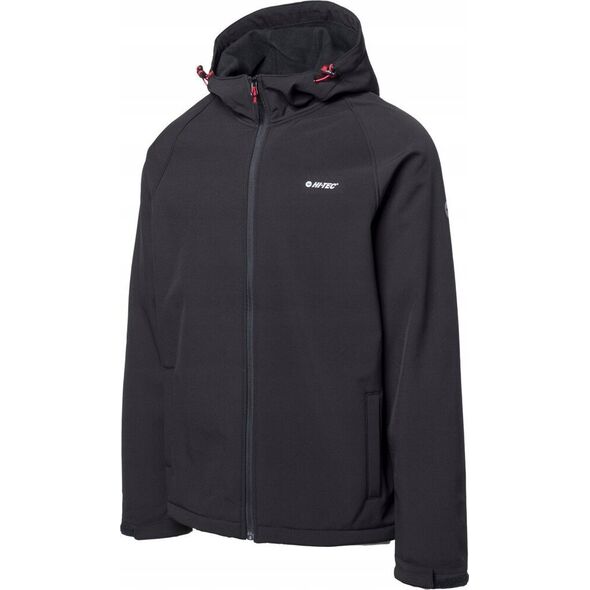 Kurtka męska hitec Męska kurtka przejściowa softshell z kapturem membrana 8000mm Neti II rozmiar M
