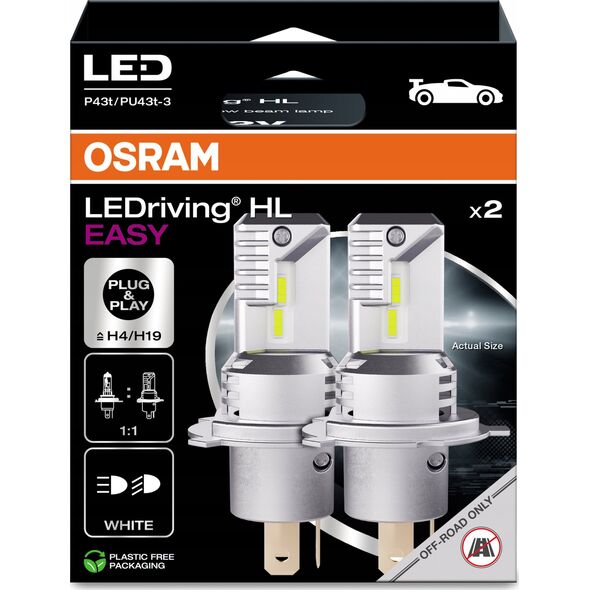 Osram CAR LIGHT OSRAM LED LAMP EASY H4/H19 12V