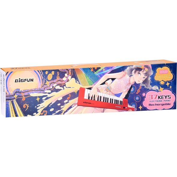Jokomisiada Organy Elektroniczne Keyboard z uchwytem muzyczna zabawka 37klawisz IN0172