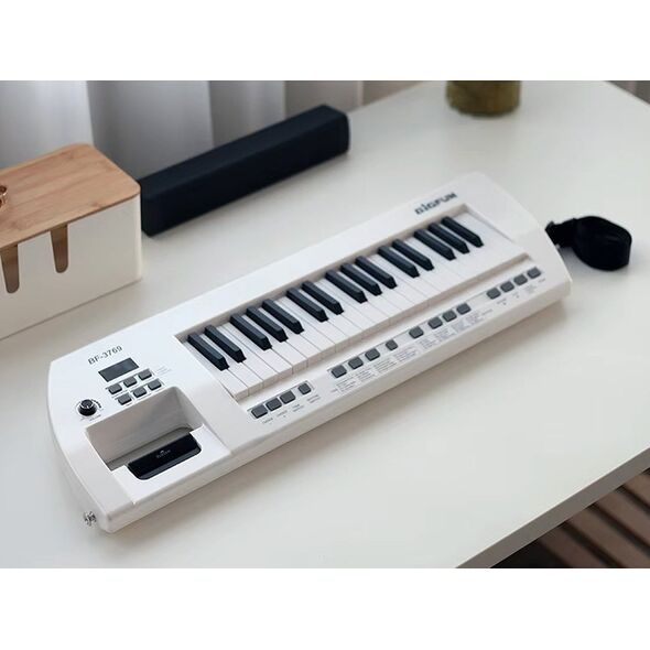Jokomisiada Elektryczne pianino + mikrofon Zabawka Instrument dla dzieci IN0173