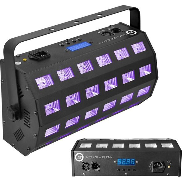 LIGHT4ME LIGHT4ME UV 24 + STROBE DMX reflektor ultrafioletowy stroboskop efekt LED