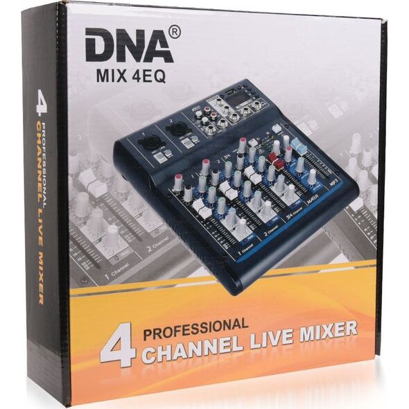 DNA DNA MIX 4 EQ mikser audio USB MP3 Bluetooth analogowy 4 kanały