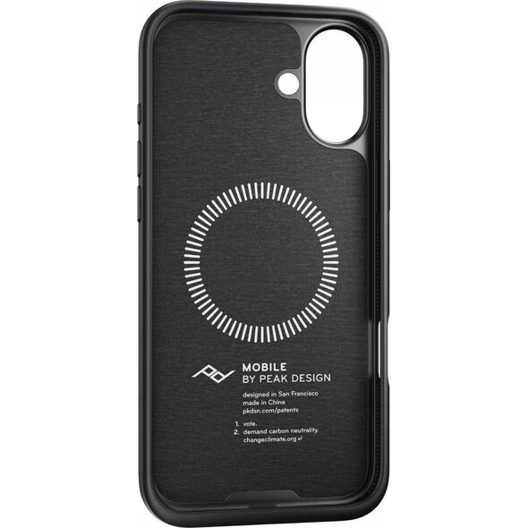 Peak Design Peak Design case Apple iPhone 16 Plus Mobile Everyday Fabric Case, charcoal