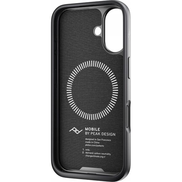 Peak Design Peak Design case Apple iPhone 16 Mobile Everyday Fabric Case, charcoal