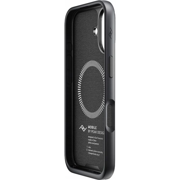 Peak Design Peak Design case Apple iPhone 16 Mobile Everyday Fabric Case, charcoal