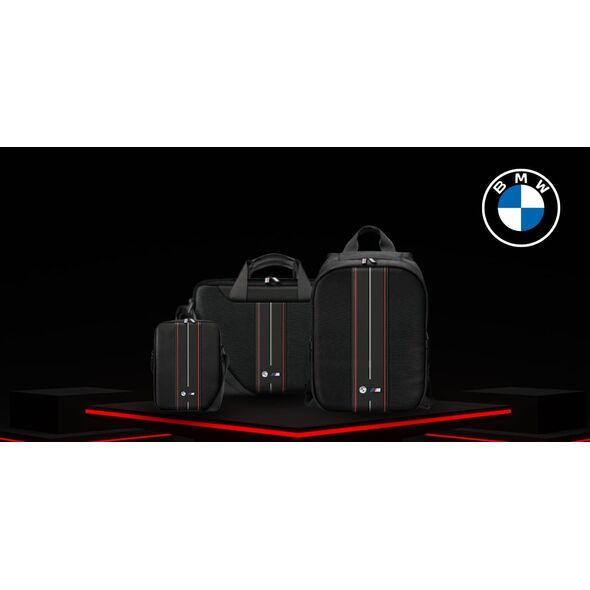 Torba BMW BMW BMTB10COMPVSKR Tablet Bag 10" Black Nylon Red Stripe