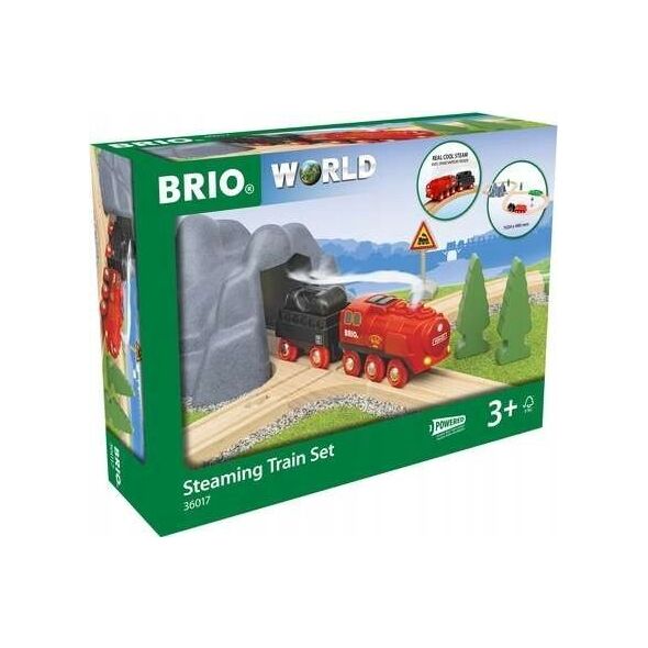 Ravensburger BRIO 36017 Zestaw z kolejką na parę na baterie