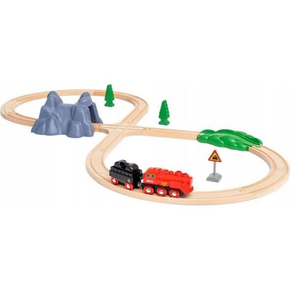 Ravensburger BRIO 36017 Zestaw z kolejką na parę na baterie