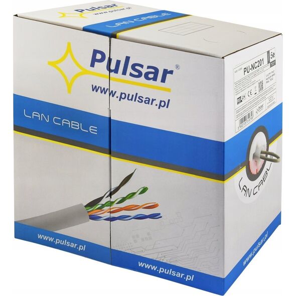 Pulsar PU-NC201 Skrętka U/UTP, cat 5e, 24AWG,