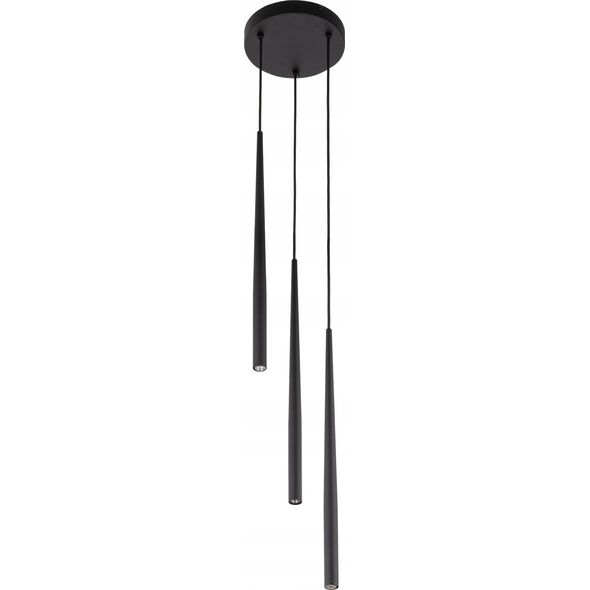Lampa wisząca TK Lighting LAMP PENDANT PIANO G9 3X8W BK