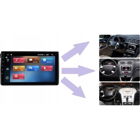 Radio samochodowe Chappi RADIO NAWIGACJA GPS FORD GALAXY 2006-2015 ANDROID