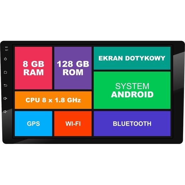 Radio samochodowe Pampers RADIO NAWIGACJA GPS SKODA OCTAVIA II 2004-2013 ANDROID