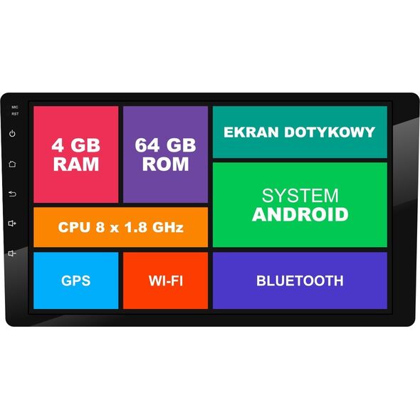 Radio samochodowe Pampers RADIO NAWIGACJA GPS SKODA OCTAVIA II 2004-2013 ANDROID