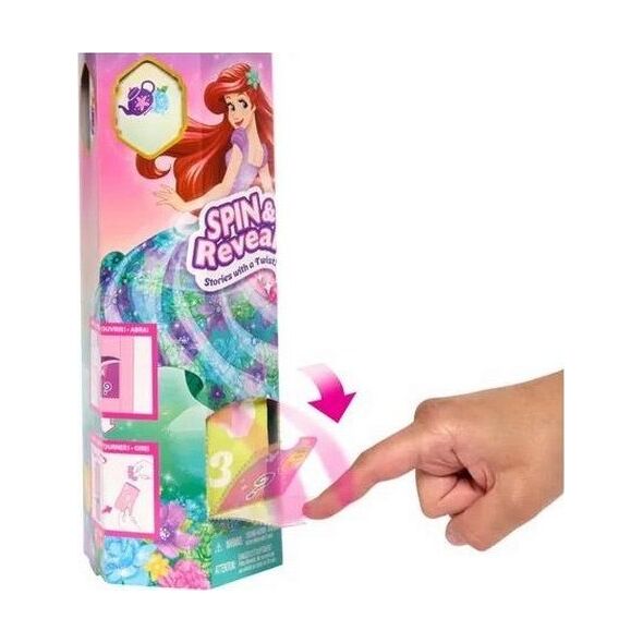 Mattel Disney Princess Księżniczka Arielka Zakręć i odkry