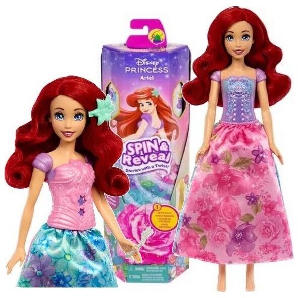Mattel Disney Princess Księżniczka Arielka Zakręć i odkry