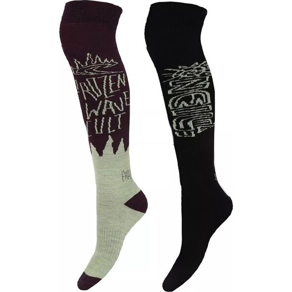 O Neill Skarpety narciarskie wysokie O'neill SKI Kneehigh Frozen Wave 2 pary rozmiar 43-46