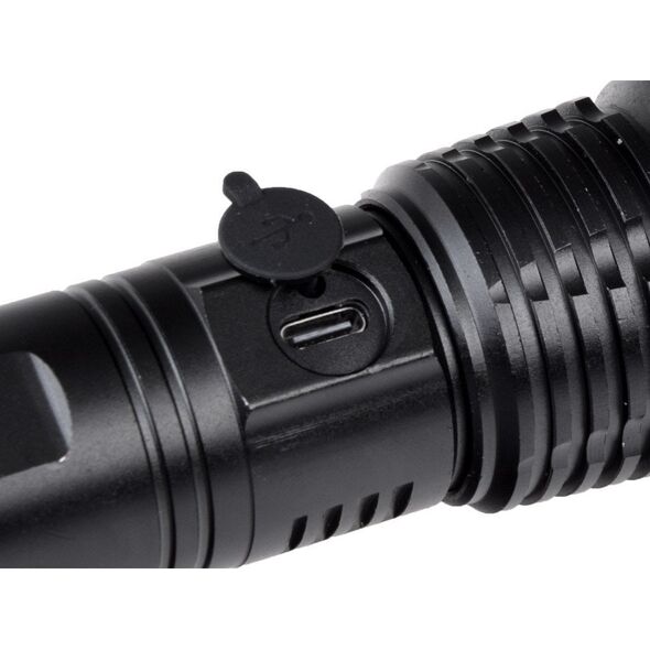 Latarka Jokomisiada Mocna Latarka LED akumulatorowa USB wodoodporna SP0799