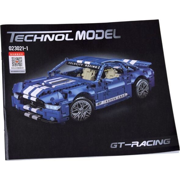 Jokomisiada Klocki techniczne 1428-elementów auto wyścigowe GT RACING ZA5308