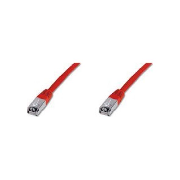 Digitus Digitus Patch Cable, FTP, CAT5E 7.0m kabel sieciowy Czerwony 7 m