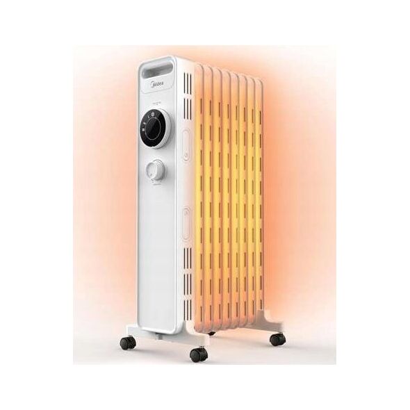 Grzejnik Midea Midea NY2009-22M | Oil Filled Radiator | 2000 W | Number of power levels 3 | White