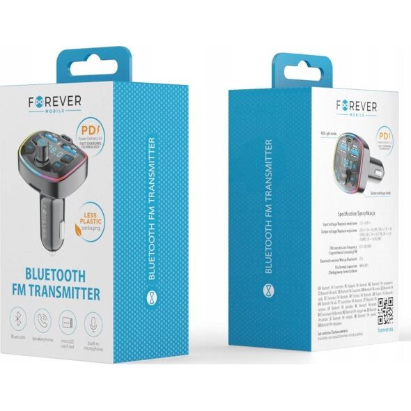 Transmiter FM Forever Forever TR-360 Bluetooth FM Transmitteris