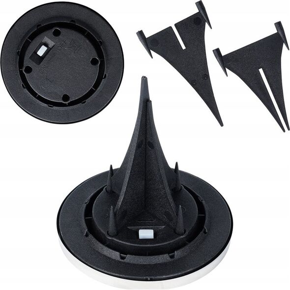Vilde Lampki Ogrodowe Solarne LED Stalowe Wbijane VILDE 11,5 cm 12 szt.