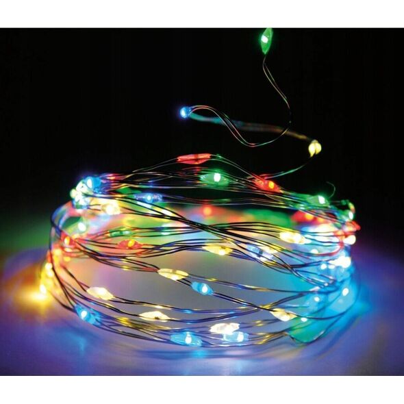 Lampki choinkowe Christmas decoration Lampki druciki na baterie girlanda 320 LED multikolor