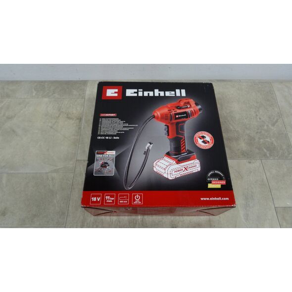 Kompresor samochodowy Einhell Einhell cordless car compressor CE-CC 18 Li-Solo (red/black, without battery and charger)