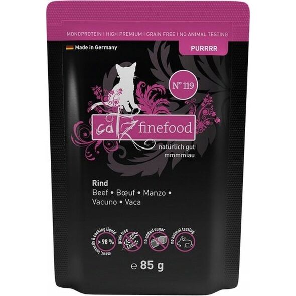 Catz Finefood Catz Finefood Purrrr N.119 Wołowina puszka 400g
