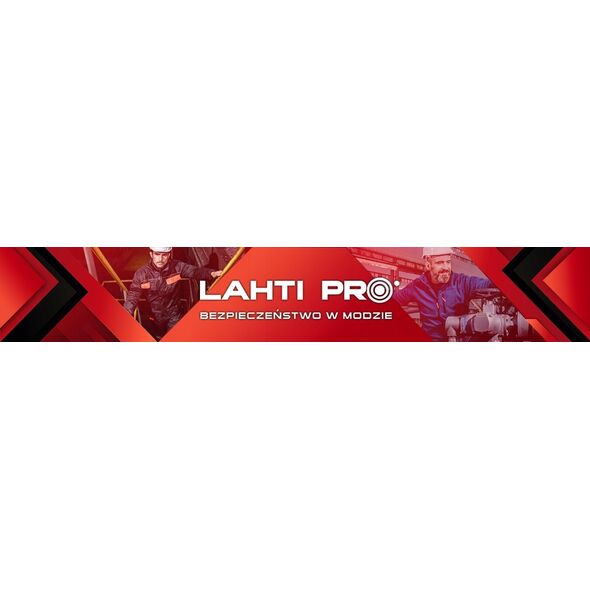 Lahti Pro SPODNIE Z ELEMENTAMI STRETCH CEGLASTO-CZARNE, "L", CE, LAHTI