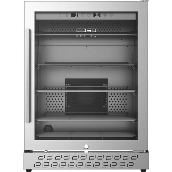 Caso Caso | Dry aging cabinet with compressor technology | DryAged Master 125 | Energy efficiency class Not apply | Free standing | Bottles capacity Not apply | Cooling type Compressor technology | Nerūdijantis plienas