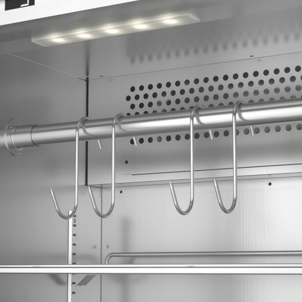 Caso Caso | Dry aging cabinet with compressor technology | DryAged Master 125 | Energy efficiency class Not apply | Free standing | Bottles capacity Not apply | Cooling type Compressor technology | Nerūdijantis plienas