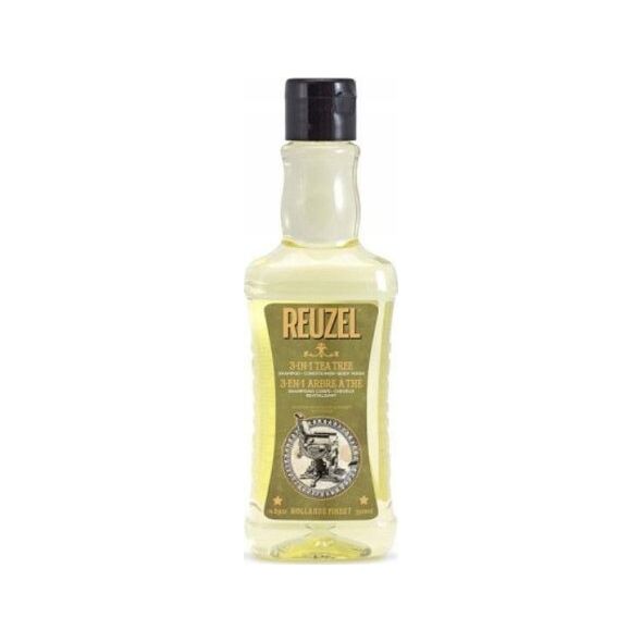 Reuzel Reuzel, Reuzel, Tea Tree Oil, Hair Shampoo, Conditioner & Shower Gel 3-In-1, Moisturizing, 100 ml For Men