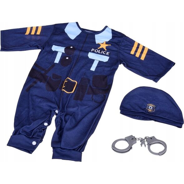 Jokomisiada Strój policjanta Mundur POLICJA przebranie na imprezę bal karnawał ZA5304