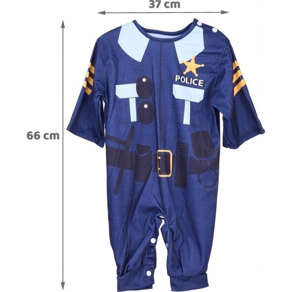 Jokomisiada Strój policjanta Mundur POLICJA przebranie na imprezę bal karnawał ZA5304