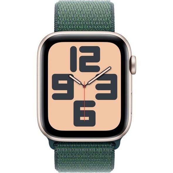 Smartwatch Apple Watch SE GPS + Cellular 40mm Starlight Alu Sport Loop Zielony  (MXGH3QF/A)