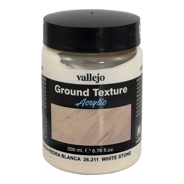 Vallejo Vallejo: 26.211 - Diorama FX - Ground Textures - White Stone (200 ml)