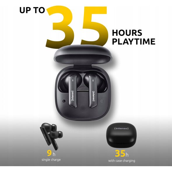Słuchawki Intenso Intenso Buds Pro T500HAE, headset (black)