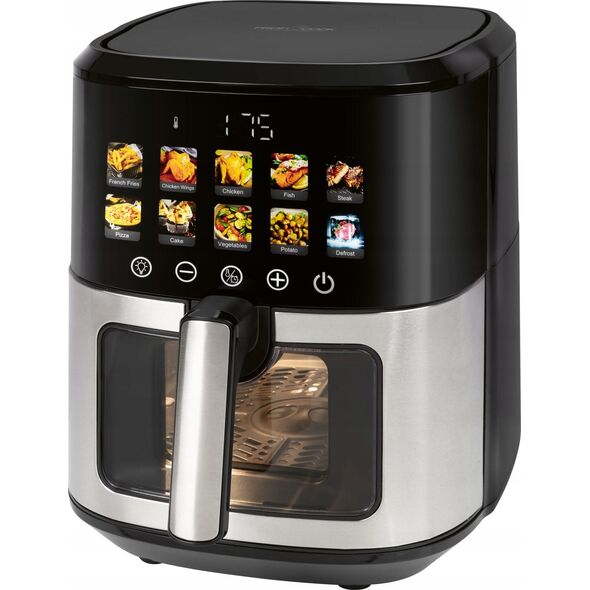 Frytkownica beztłuszczowa ProfiCook ProfiCook hot air fryer PC-FR 1286 H (black/stainless steel, 1,700 watts, basket 6.5 liters)