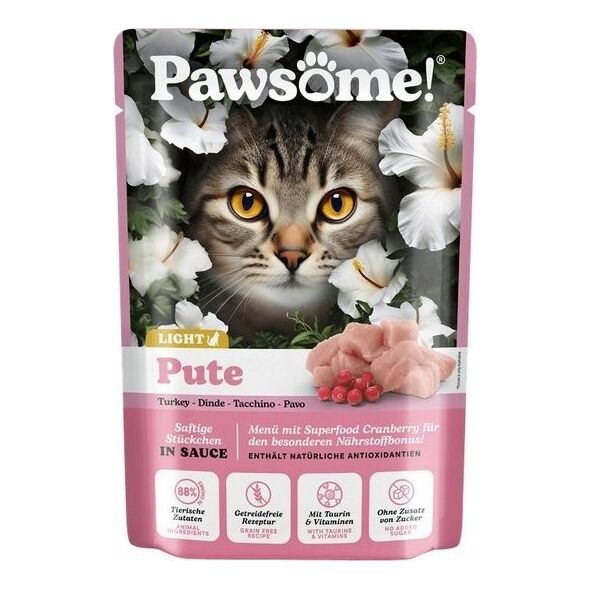 Pawsome Pawsome Adult Light Pute - indyk saszetka 85g