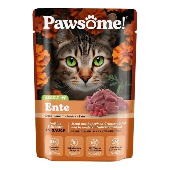 Pawsome Pawsome Adult Ente - kaczka saszetka 85g