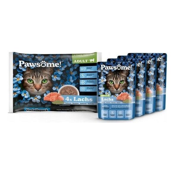 Pawsome Pawsome Adult Lachs - łosoś saszetki 4x85g