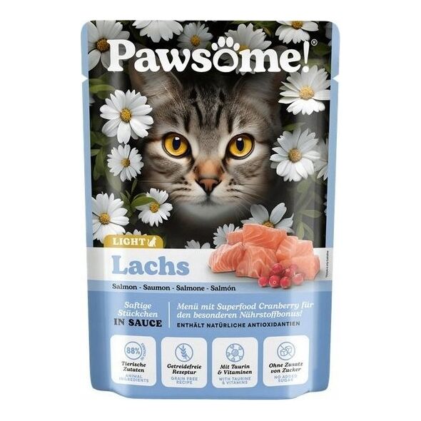 Pawsome Pawsome Adult Light Lachs - łosoś saszetka 85g