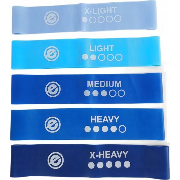ENERO FIT ZESTAW 5 GUM DO ĆWICZEŃ TPE BLUE BAND ENERO FIT