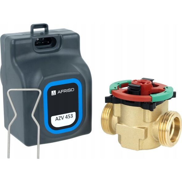 Afriso Zawór 2-drogowy strefowy AZV 453, DN20, G1", Kvs 10, 230 V AC, NO