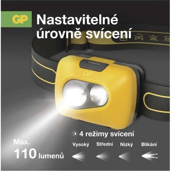 Latarka czołowa GP CH42 Discovery Headlamp 110LM