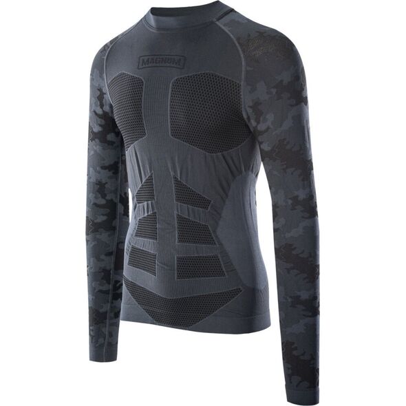 Magnum Męska bluza bielizna termoaktywna Magnum Camo Top szara rozmiar S