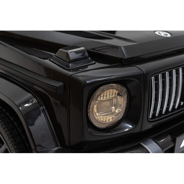 Ramiz Mercedes AMG G63 dla dzieci Czarny + Pilot + MP3 LED + Wolny Start + EVA + Pasy
