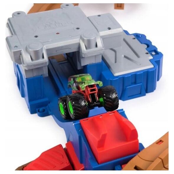 Monster Jam MONSTER JAM launch track with two vehicles Supercharge Speedway, 6071089