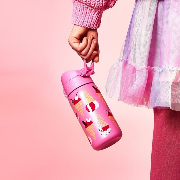 ion8 ION8 Leak Proof Kids Water Bottle, Stainless Steel, Ice Creams, 400ml, I8SS400PPICECR